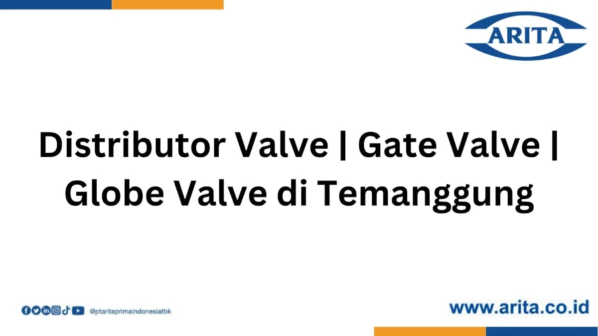 Distributor Valve | Globe Valve | Gate Valve di Temanggung