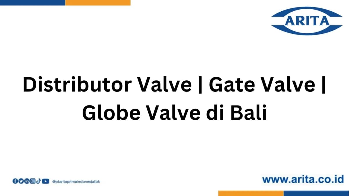 Distributor Valve | Gate Valve | Globe Valve di Bali