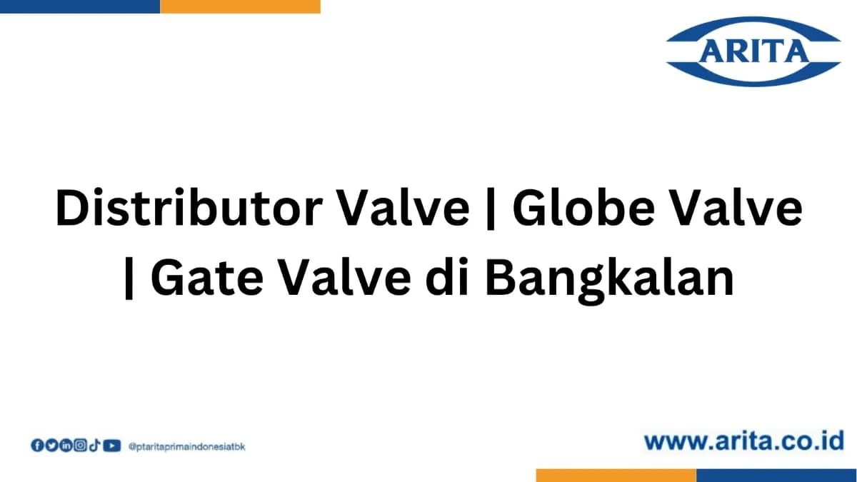 Distributor Valve | Globe Valve | Gate Valve di Bangkalan