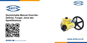 Declutchable Manual Override: Definisi, Fungsi, Jenis dan Spesifikasinya Declutchable Manual Override: Definisi, Fungsi, Jenis dan Spesifikasinya