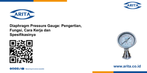 Diaphragm Pressure Gauge: Pengertian, Fungsi, Cara Kerja dan Spesifikasinya