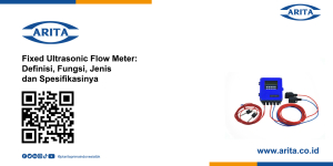 Fixed Ultrasonic Flow Meter: Definisi, Fungsi, Jenis dan Spesifikasinya