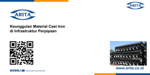 Keunggulan Material Cast Iron di Infrastruktur Perpipaan