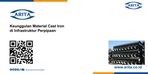 Keunggulan Material Cast Iron di Infrastruktur Perpipaan Keunggulan Material Cast Iron di Infrastruktur Perpipaan
