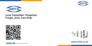 Level Transmitter: Pengertian, Fungsi, Jenis, Cara Kerja Level Transmitter: Pengertian, Fungsi, Jenis, Cara Kerja