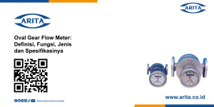 Oval Gear Flow Meter: Definisi, Fungsi, Jenis dan Spesifikasinya