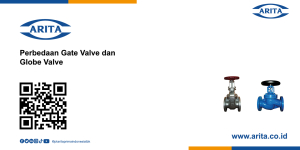 Perbedaan Gate Valve dan Globe Valve Perbedaan Gate Valve dan Globe Valve
