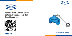 Remote Float Control Valve: Definisi, Fungsi, Jenis dan Spesifikasinya Remote Float Control Valve: Definisi, Fungsi, Jenis dan Spesifikasinya