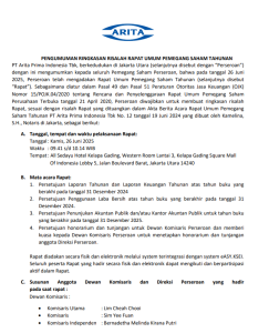 RISALAH RUPST & LUAR BIASA TAHUN 2025