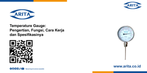 Temperature Gauge: Pengertian, Fungsi, Cara Kerja dan Spesifikasinya