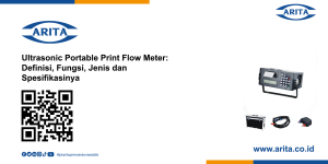 Ultrasonic Portable Print Flow Meter: Definisi, Fungsi, Jenis dan Spesifikasinya Ultrasonic Portable Print Flow Meter: Definisi, Fungsi, Jenis dan Spesifikasinya