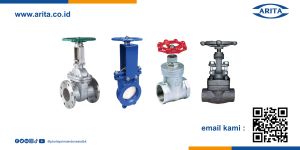 Valve: Definisi, Fungsi, Jenis dan Spesifikasinya Valve: Definisi, Fungsi, Jenis dan Spesifikasinya