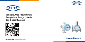 Variable Area Flow Meter: Pengertian, Fungsi, Jenis dan Spesifikasinya Variable Area Flow Meter: Pengertian, Fungsi, Jenis dan Spesifikasinya
