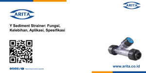Y Sediment Strainer: Fungsi, Kelebihan, Aplikasi, Spesifikasi Y Sediment Strainer: Fungsi, Kelebihan, Aplikasi, Spesifikasi